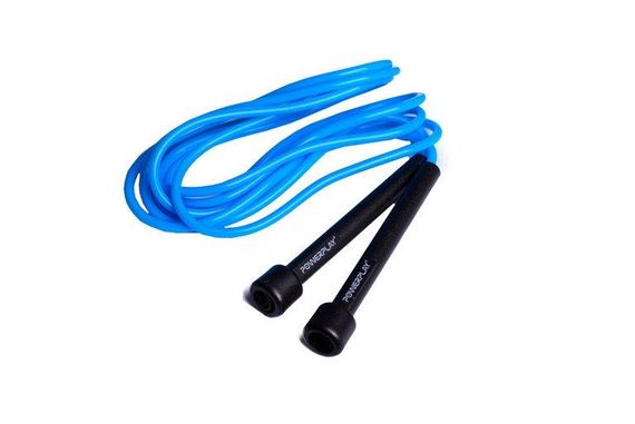 Скакалка PowerPlay 4201 Basic Jump Rope Синя (2,8m.) | Зображення 2