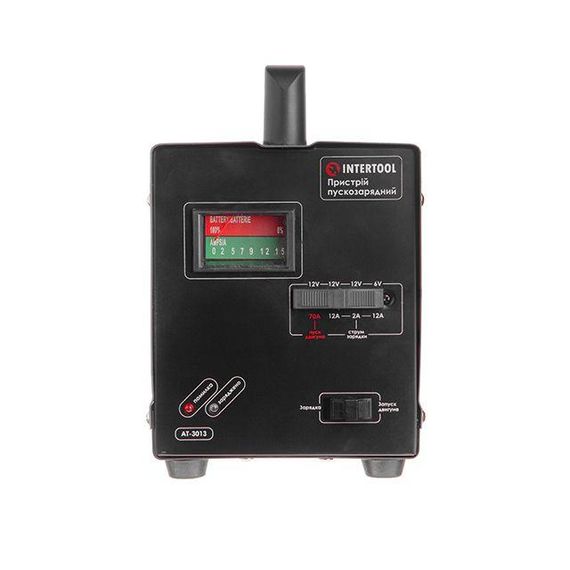 Пристрій пускозарядний 6/12 В, 70 А, 140 Вт, до 100 Аг INTERTOOL AT-3013 | Зображення 3