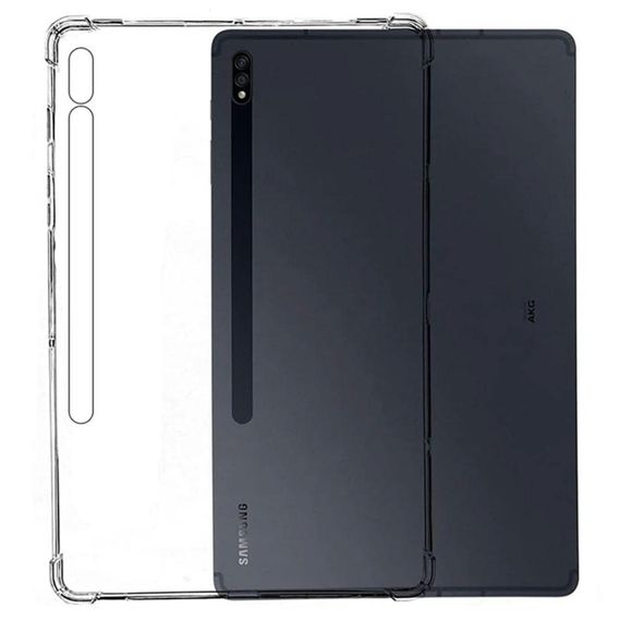 Силіконовий чохол бампер Primolux Silicone для планшета Samsung Galaxy Tab S8 Plus 12.4" (SM-X800 / SM-X806) - Clear | Зображення 2