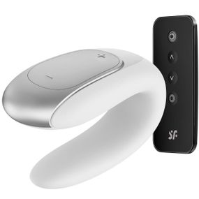 Смарт-вибратор для пар Satisfyer Double Fun (White) с пультом ДУ Sex Aura