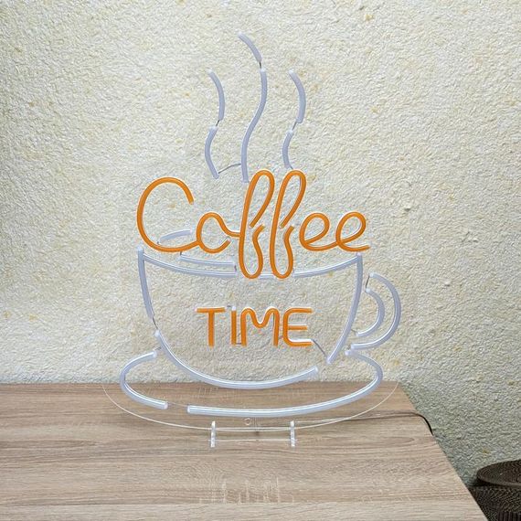 Неоновий світильник Coffee TIME 385х500 acr-n000115 | Зображення 4