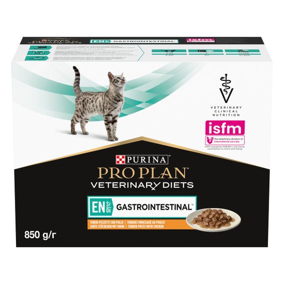 Вологий корм для котів із захворюваннями шлунково-кишкового тракту Purina Veterinary Diets EN Gastrointestinal 85 гр х 10 шт