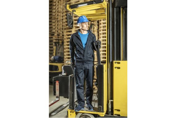 Куртка робоча Hoegert FABIAN HT5K304-S 65% поліестер, 35% бавовна темно-синя, S (48) | Зображення 3