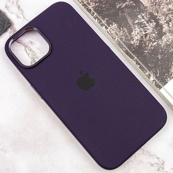 Чохол Silicone Case Metal Buttons (AA) для Apple iPhone 12 Pro Max (6.7") Силікон, Фіолетовий/Elderberry | Зображення 6