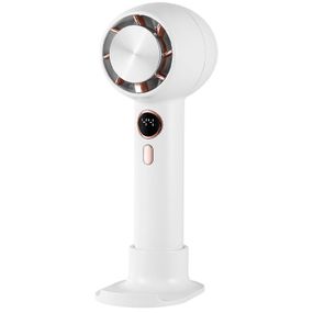 Портативний вентилятор YL007 with Display з підставкою для телефону 2000mAh White