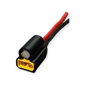 Крепление держатель для разъема XT60H и конденсатора, набор 5 штук - Black