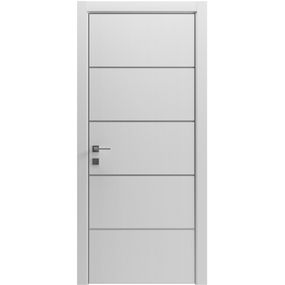Двері міжкімнатні Rodos MODERN Flat-03 INSIDE каштан білий
