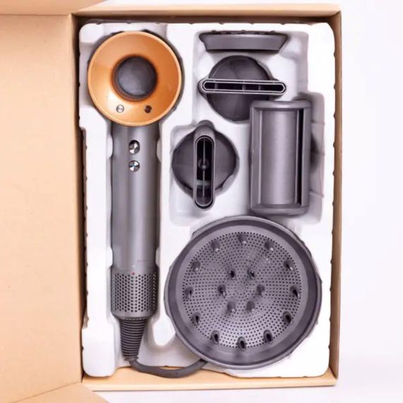 Фен стайлер для волосся 5 в 1 Supersonic Premium 1600 Вт 5 насадок 3 режими швидкості Золотий PH770GGOLD | Зображення 5