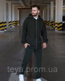 Спортивный костюм цвет хаки размеры XXL, 3XL, XL, S, L, M FI_005512