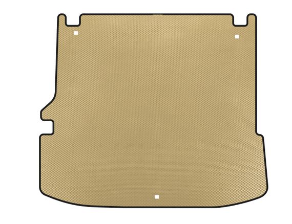Килимок в багажник EVA V2 (з сабвуфером, 7-ми місний, Бежевий) для Toyota Highlander 2019- рр