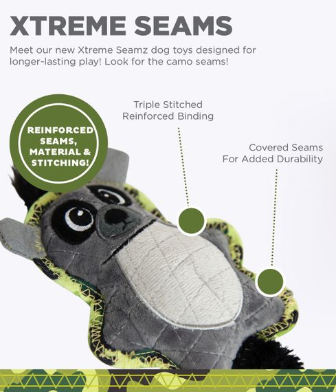 Іграшка для собак Outward Hound Xtreme Seamz Lemur, 20 см | Зображення 7