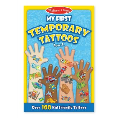 Набір для творчості Melissa&amp;Doug Мои первые временные татуировки, 100 шт., голубые (MD2947) | Зображення 1