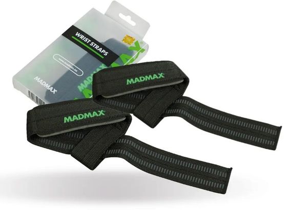 Лямки для тяги MadMax MFA-269 Non slide & slip wrist straps Black (MFA-269-U)