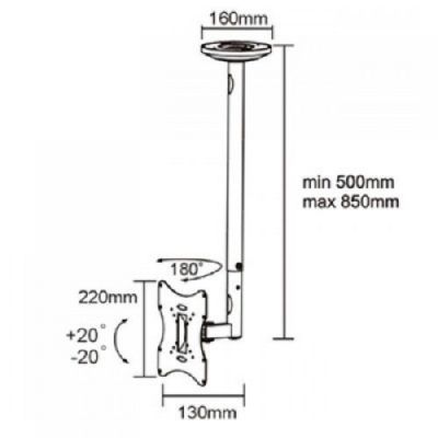 Кронштейн ITech CELB 202R | Зображення 3