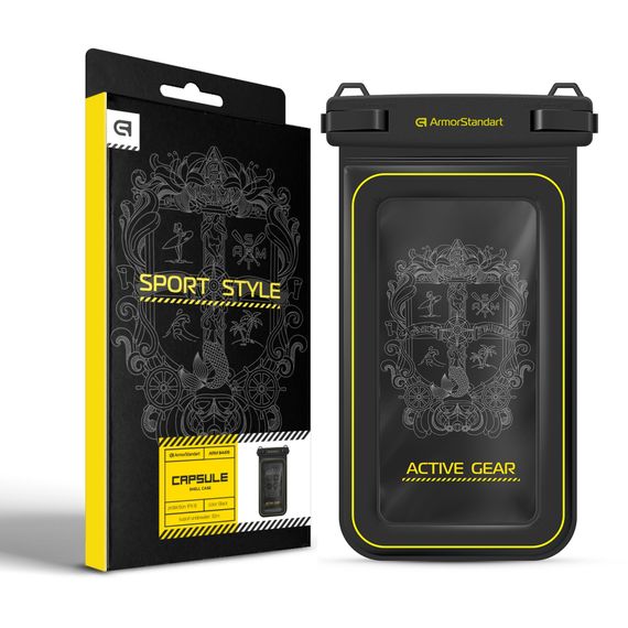 Чохол до мобільного телефона Armorstandart Waterproof Capsule Shell Black (ARM84419) | Зображення 1