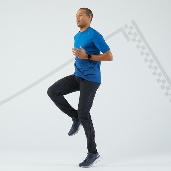 Штани чоловічі Run 500 Light для бігу чорні - S / W30 L33 | Зображення 9