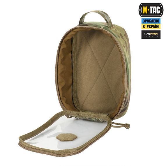 Прозорий утилітарний органайзер M-Tac Elite Small Gen.II, Мультикам | Зображення 2