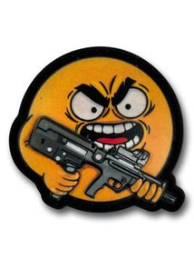 ПАТЧ (НАШИВКА) "Колобок злий" ПВХ