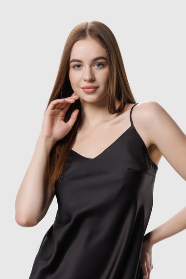 Сукня вечірня однотонна жіноча On me 2348 XS Чорний shop (2000990249968) | Зображення 2