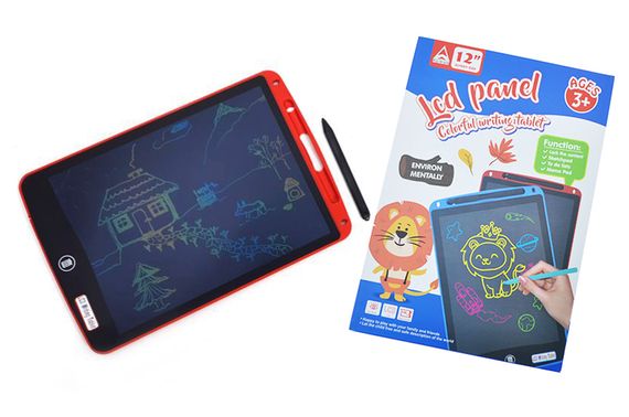 Планшет для малювання 1202C LCD Writing Tablet 12'' кольоровий р.28x19x0,8см YG Toys