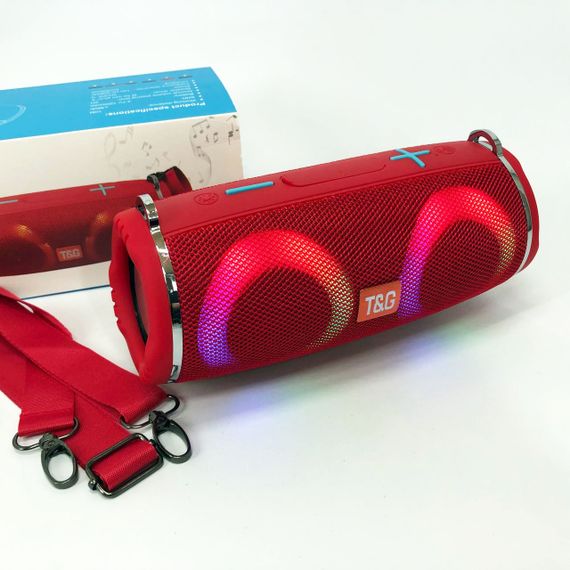 Бездротова акустика портативна потужна TG642, Bluetooth стерео колонка з радіо, Колонка блютуз JG-53 | Зображення 4