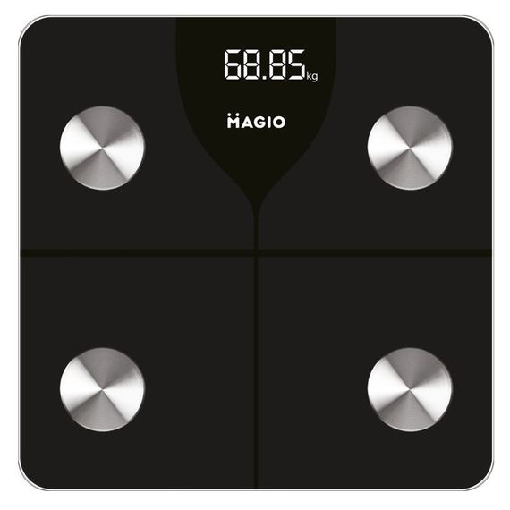 Напольные смарт-весы MAGIO MG-830 180кг, Весы для взвешивания людей, Весы бытовые напольные | Зображення 8