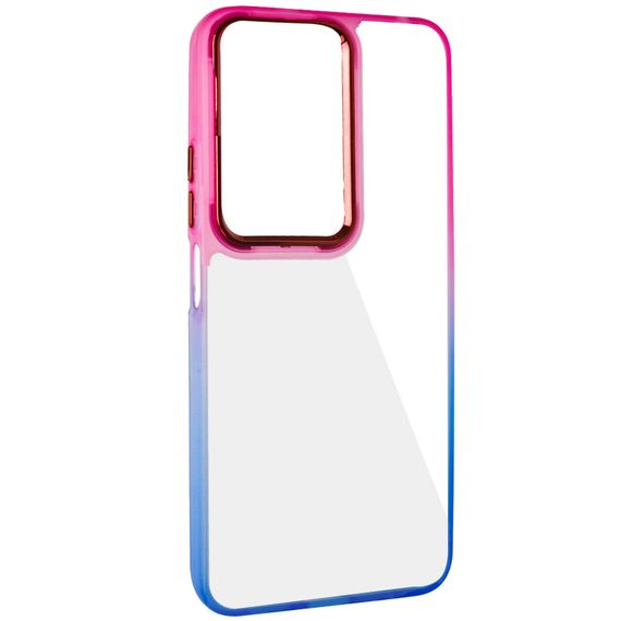 Чехол TPU+PC Fresh sip series для Xiaomi Redmi Note 13 Pro 4G / Poco M6 Pro 4G Синий / Розовый | Зображення 4