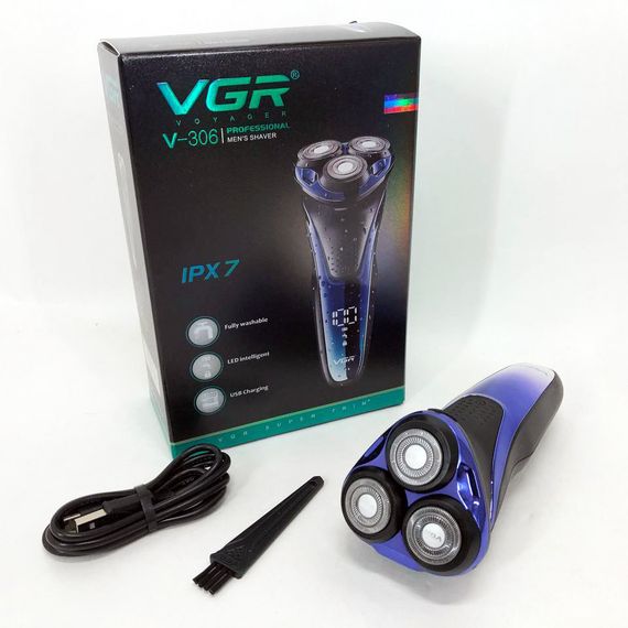 Електробритва VGR V-306 акумуляторна бритва для стрижки волосся, машинка для JU-825 стрижки бороді | Зображення 8