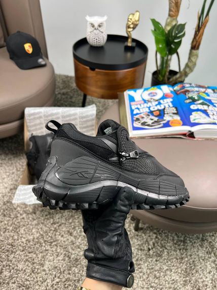 Мужские кроссовки New Re3ebok Zig Kinetica 2.5 Edge x Spyder All Black (Waterproof) А4433 | Зображення 7