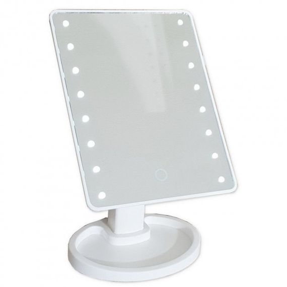 Гримерное зеркало с подсветкой 16 LED Mirror White, Зеркала для макияжа, Дзеркало настольное HQ-26 | Зображення 4