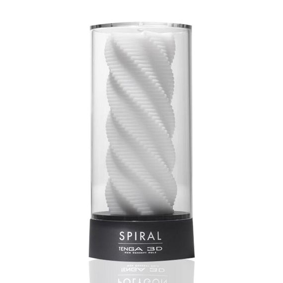 Мастурбатор Tenga 3D Spiral, очень нежный, из антибактериального эластомера с серебром Sex Aura