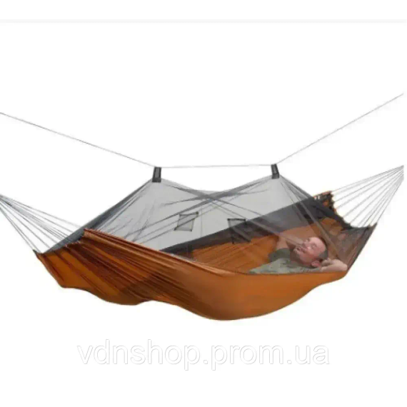 Гамак лежак ліжко підвісне туристичне з москітною сіткою чохлом 240х150 см | Зображення 1