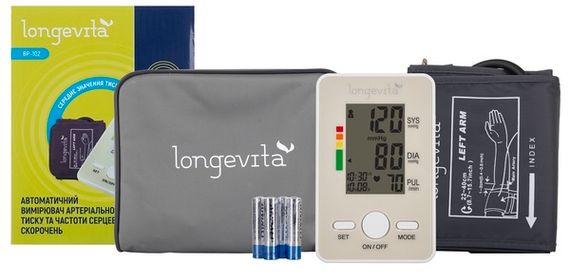 Автоматичний тонометр Longevita BP-102 (BP-102) | Зображення 1