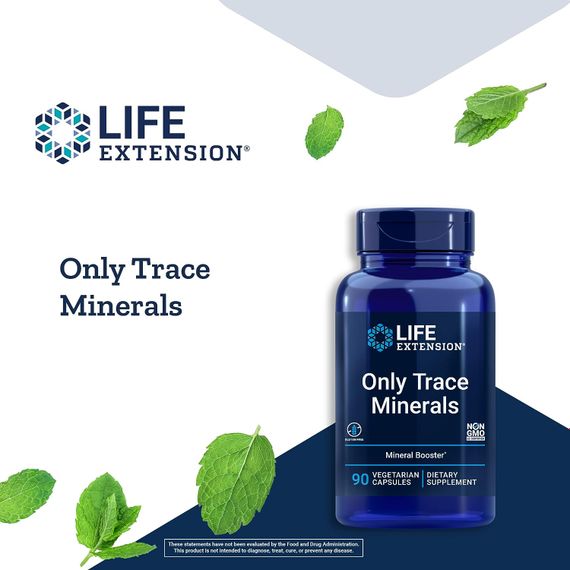 Мультиминеральный комплекс Life Extension Only Trace Minerals 90 Vegetarian Capsules | Зображення 2