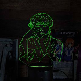 Акриловий світильник-нічник Хв Юнги зелений tty-n001508