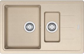 Кухонні мийки Franke BASIS BFG 651-78 Фраграніт/780х500х200/Словаччина/Бежевий
 (114.0272.633)