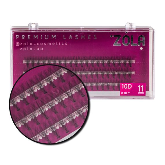 Ресницы-пучки ZOLA 10D 11 mm