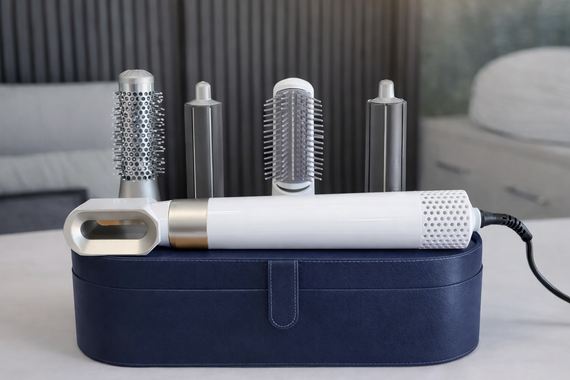 Стайлер Hot Air Styler 5в1 для укладання волос, 1000 Вт, 5 насадок, з кейсом Білий | Зображення 2