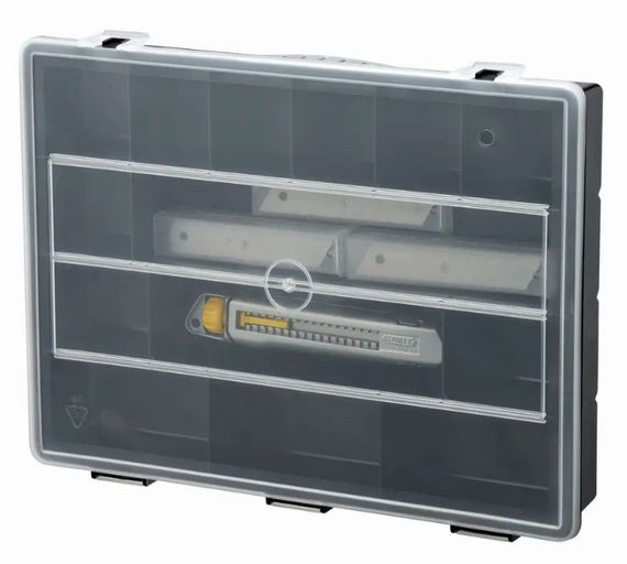 Ніж Stanley Interlock + 50 шт лезо шириною 18 мм, довжина ножа 165 мм, у кейсі (STHT10018-9)