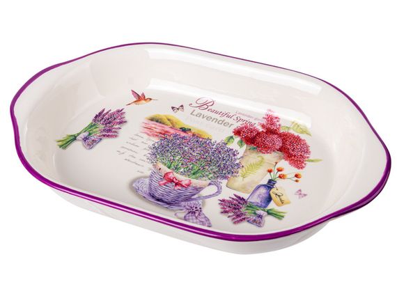 Керамическое блюдо для запекания Lavender Baker 29 см | Зображення 1