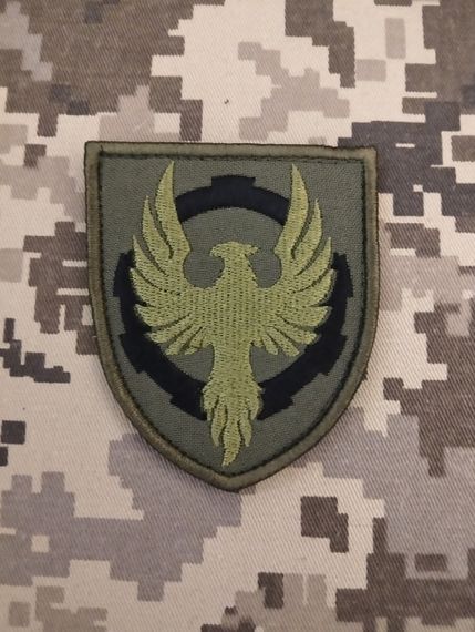 Шеврон 50 ОРВП / світло-зелений