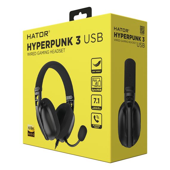 Навушники Hator Hyреrpunk 3 Hi-Res USB 7.1 Black (ESH10) | Зображення 5