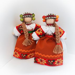 Лялька в стилі мотанка Гуцулка Ксеня