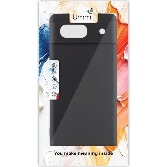 Чохол Silicone Cover Ummi Lakshmi Full Camera (AA) для Google Pixel 7a Чорний / Black | Зображення 1