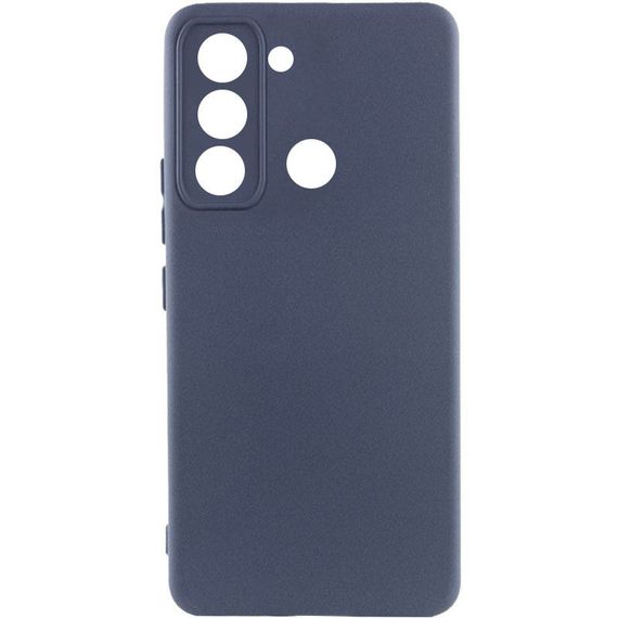 Чехол Silicone Cover Lakshmi Full Camera (AAA) для TECNO Pop 5 LTE Темно-синий / Midnight blue