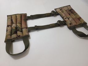 Килимок під сошки для стрільби з пластиковою гранулою легкій і тонкий регульованням довжини до 55 см на 19 см GEN 6