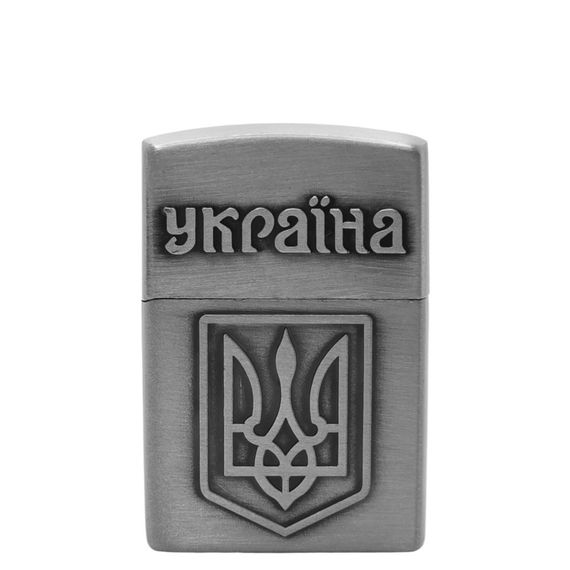 Запальничка Залізна З Кришкою Срібляста Україна | Зображення 4