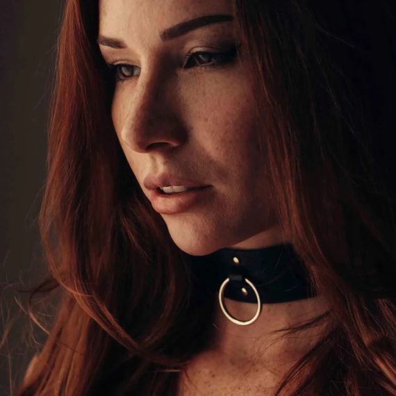 Чокер Bijoux Indiscrets MAZE - Wide Chocker Black Sex Aura | Зображення 2