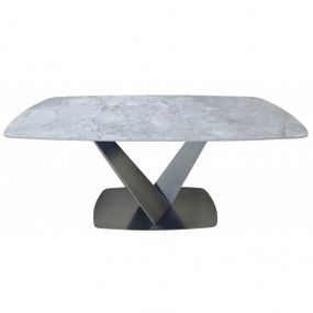 Стол обеденный Concepto MARVEL GREY STONE керамика 180X90 см