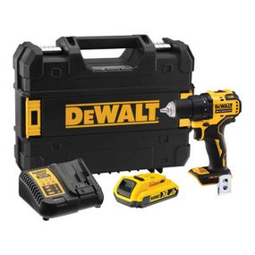 Шуруповерт DeWALT XR Li-Ion 18 В, 2Ah, 65 Нм, 450-1650 об/мин, вес 1.1 кг, TSTAK (DCD708D1T)